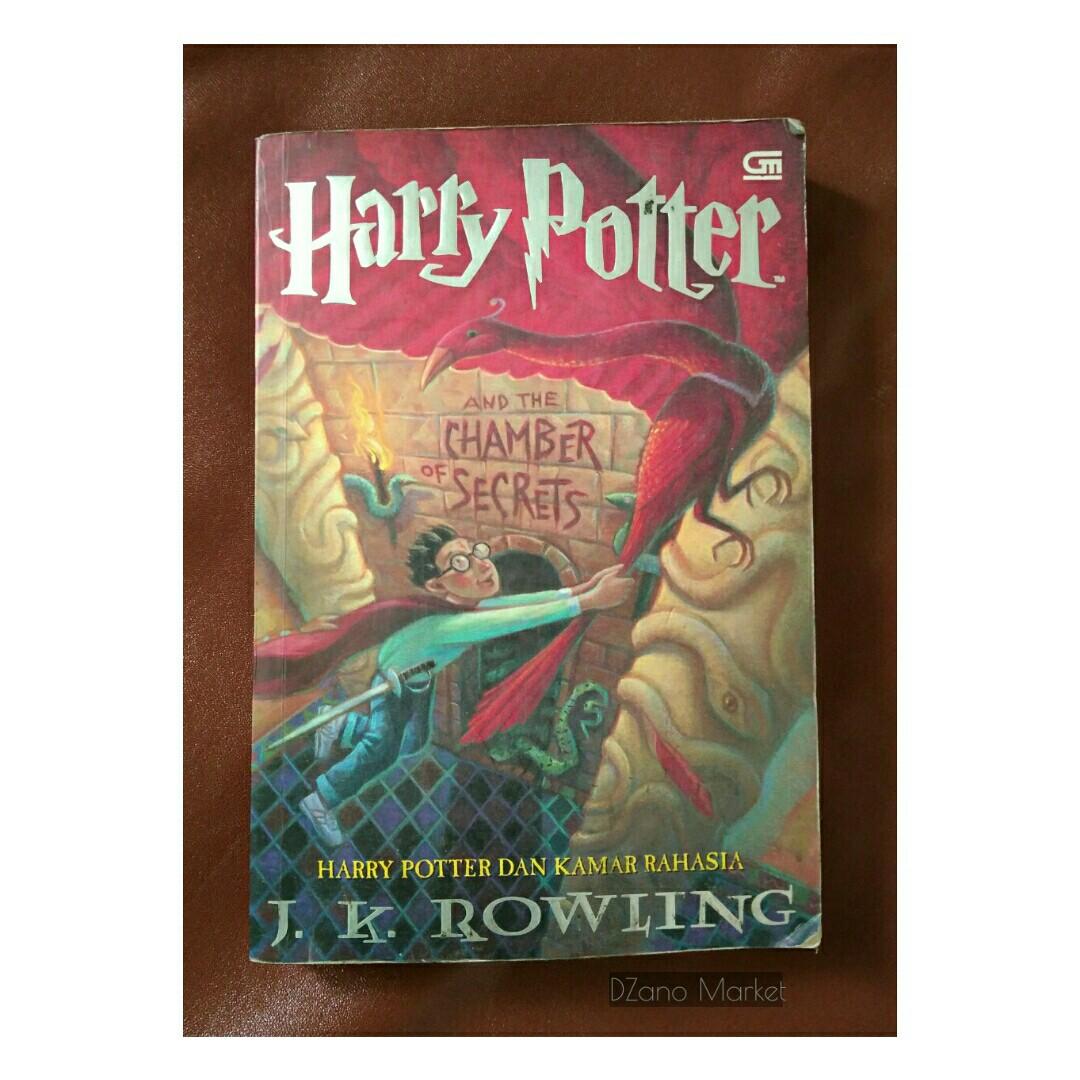Harry Potter Dan Kamar Rahasia Harry Potter And The Chamber Of Secrets J K Rowling Buku Alat Tulis Buku Di Carousell
