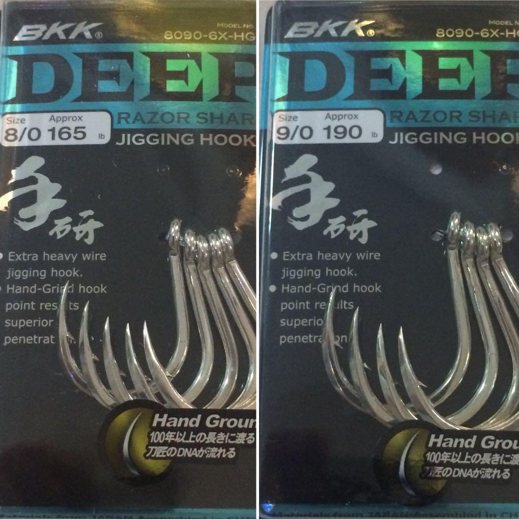 BKK Deep Razor Sharp Jigging Hook, Hooks