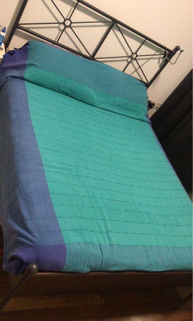 Ikea bed frame and mattress, Furniture & Home Living, Furniture, Bed