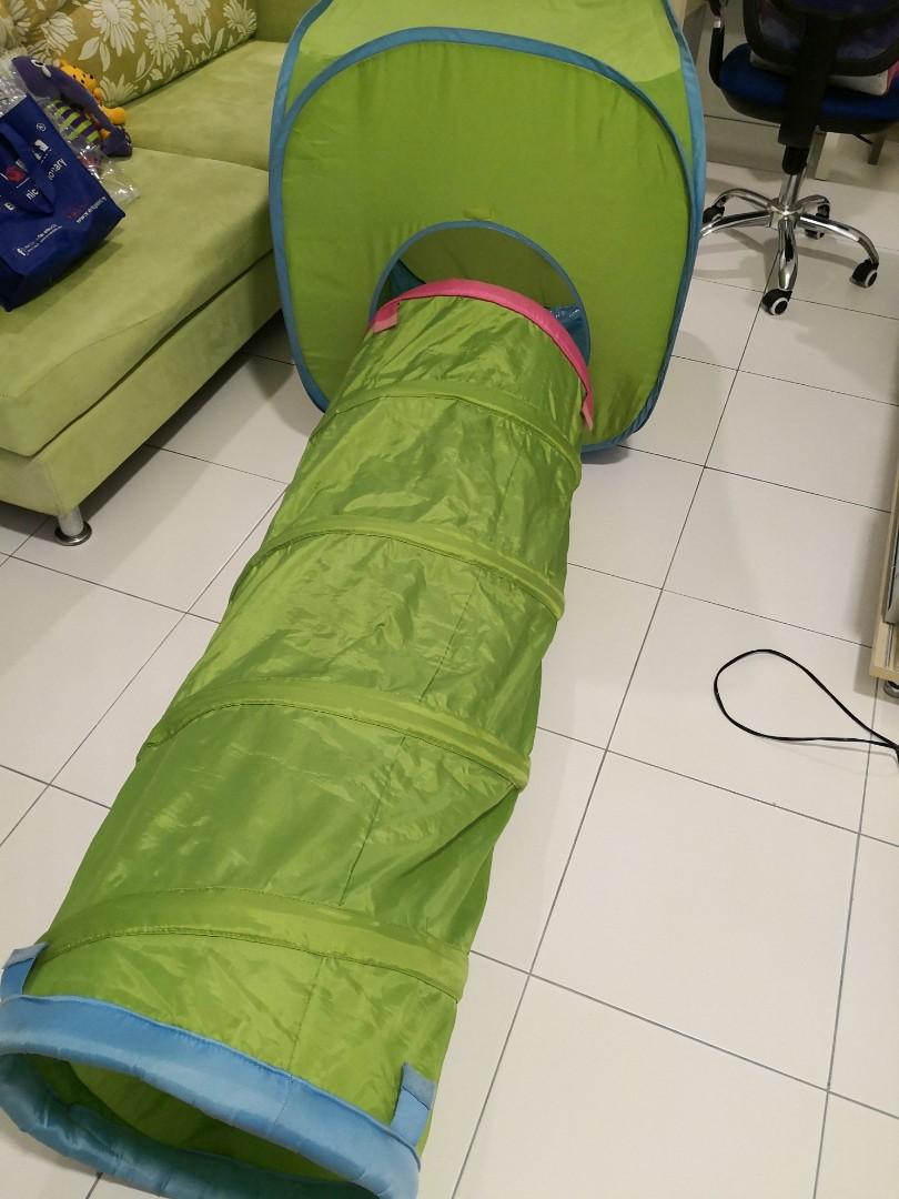 IKEA busa play tunnel and tent, Hobbies & Toys, Toys & Games on Carousell