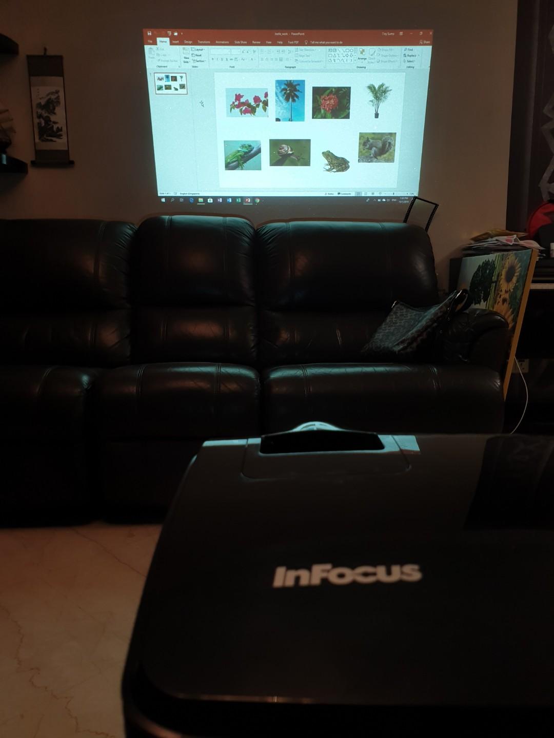Infocus In120 InFocus IN102 Portable DLP Projector, TV & Home Appliances, TV ...
