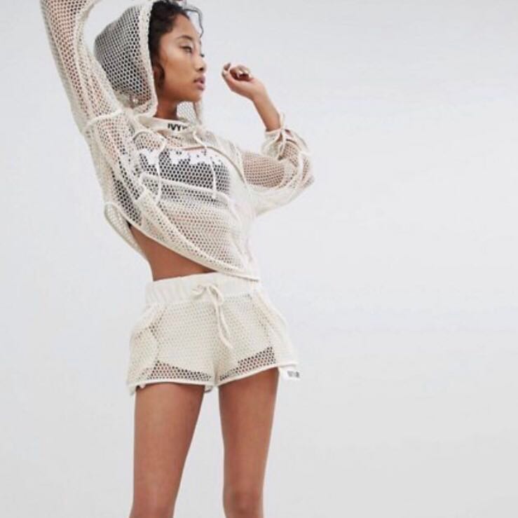 IVY PARK Mesh Workout Shorts