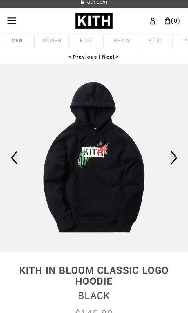 kith in bloom hoodie