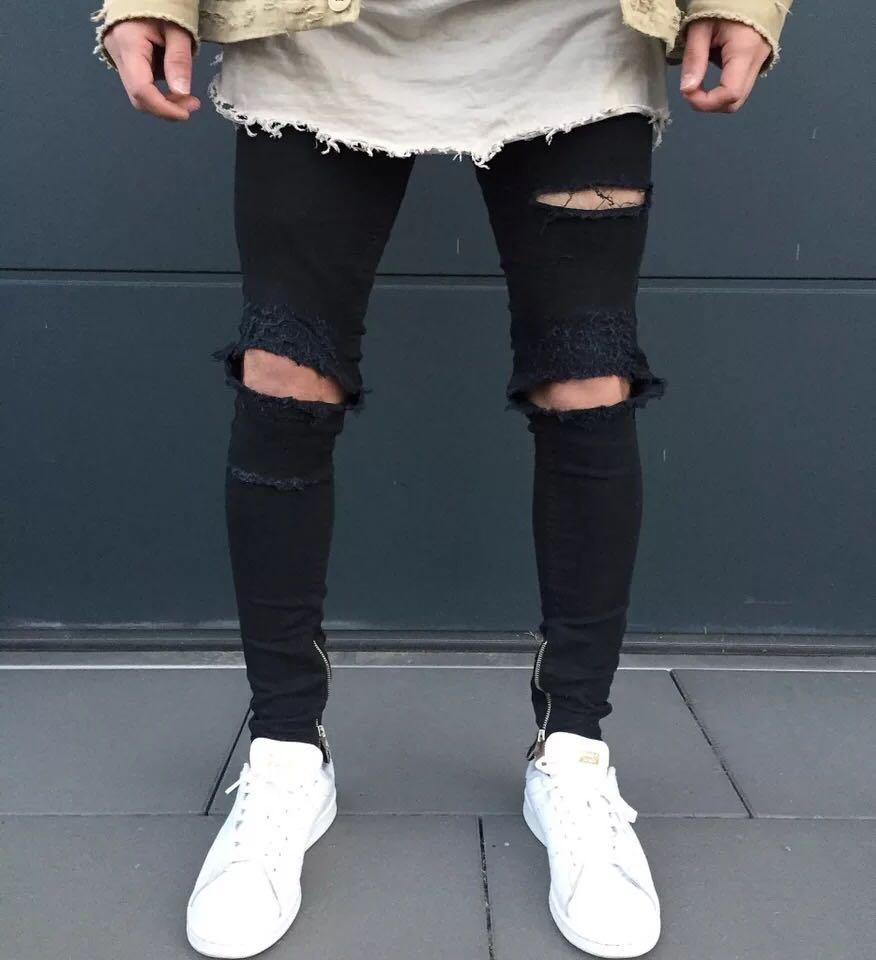 black biker jeans skinny