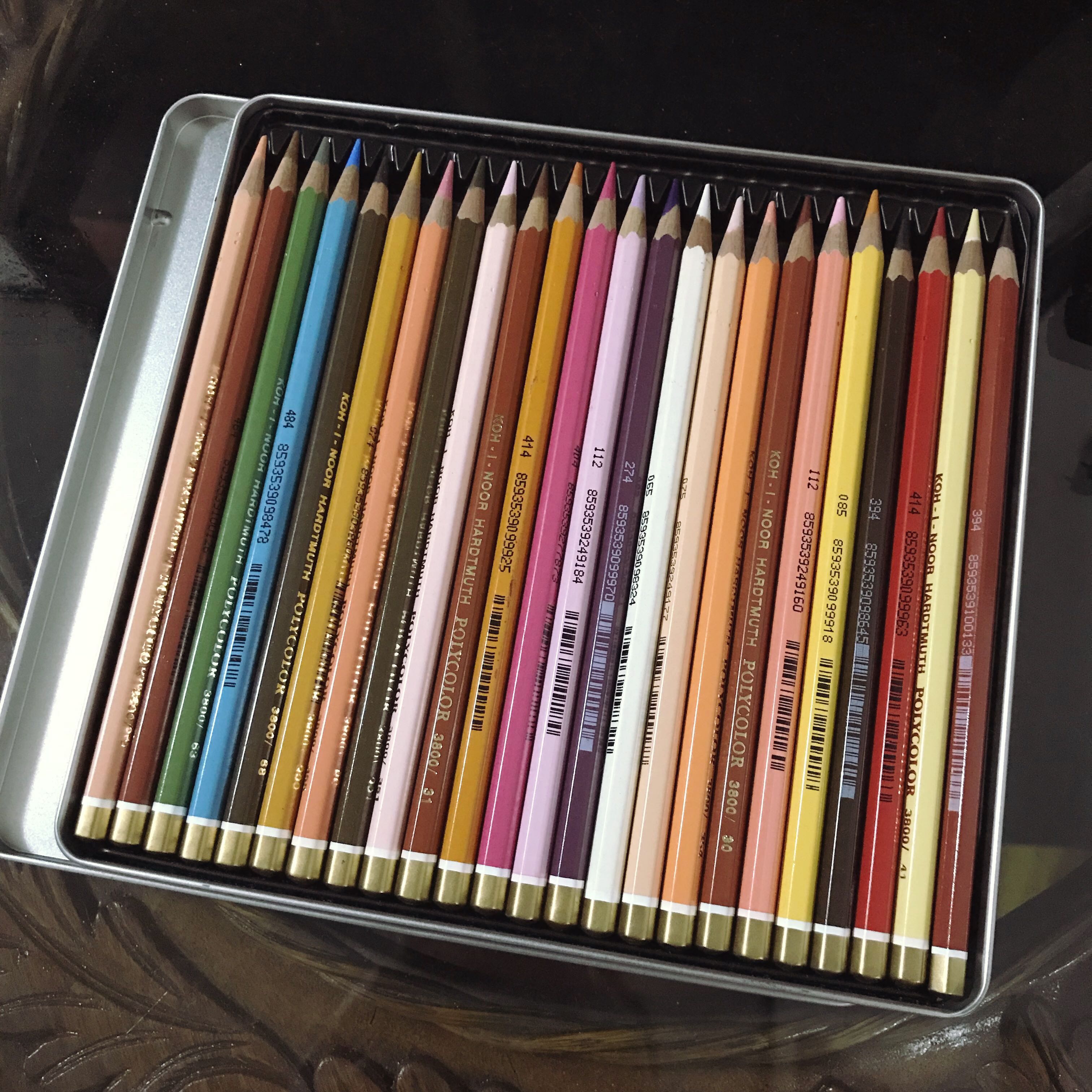 Koh-I-Noor : Polycolor : Artist Colored Pencils 3824 : Set Of 24 : Portrait