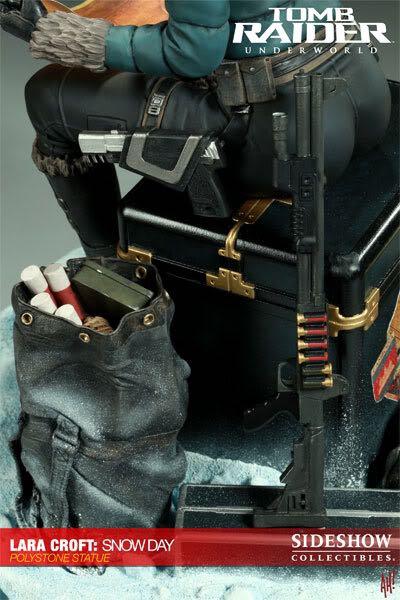 Lara croft best sale snow day statue
