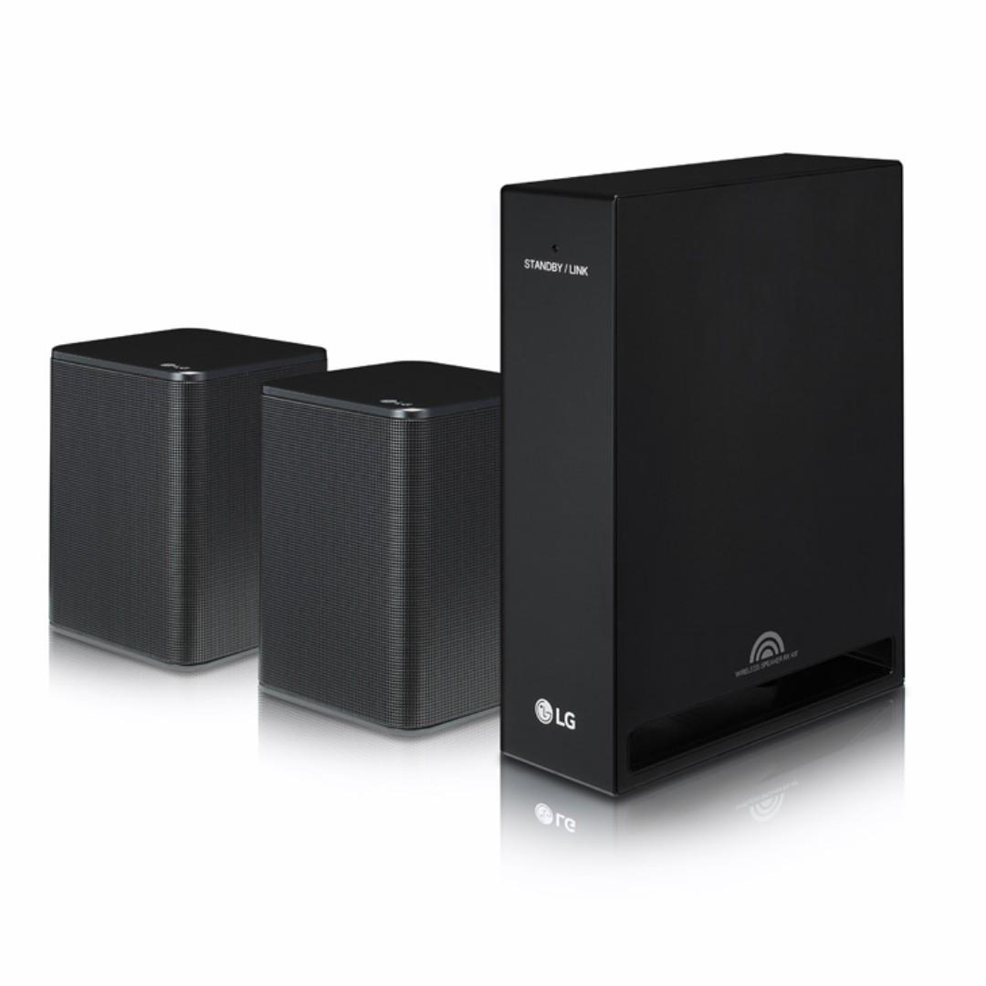 LG SPK8-S 2.0 ch Sound Bar Wireless Rear Speaker Kit, Audio, Soundbars ...