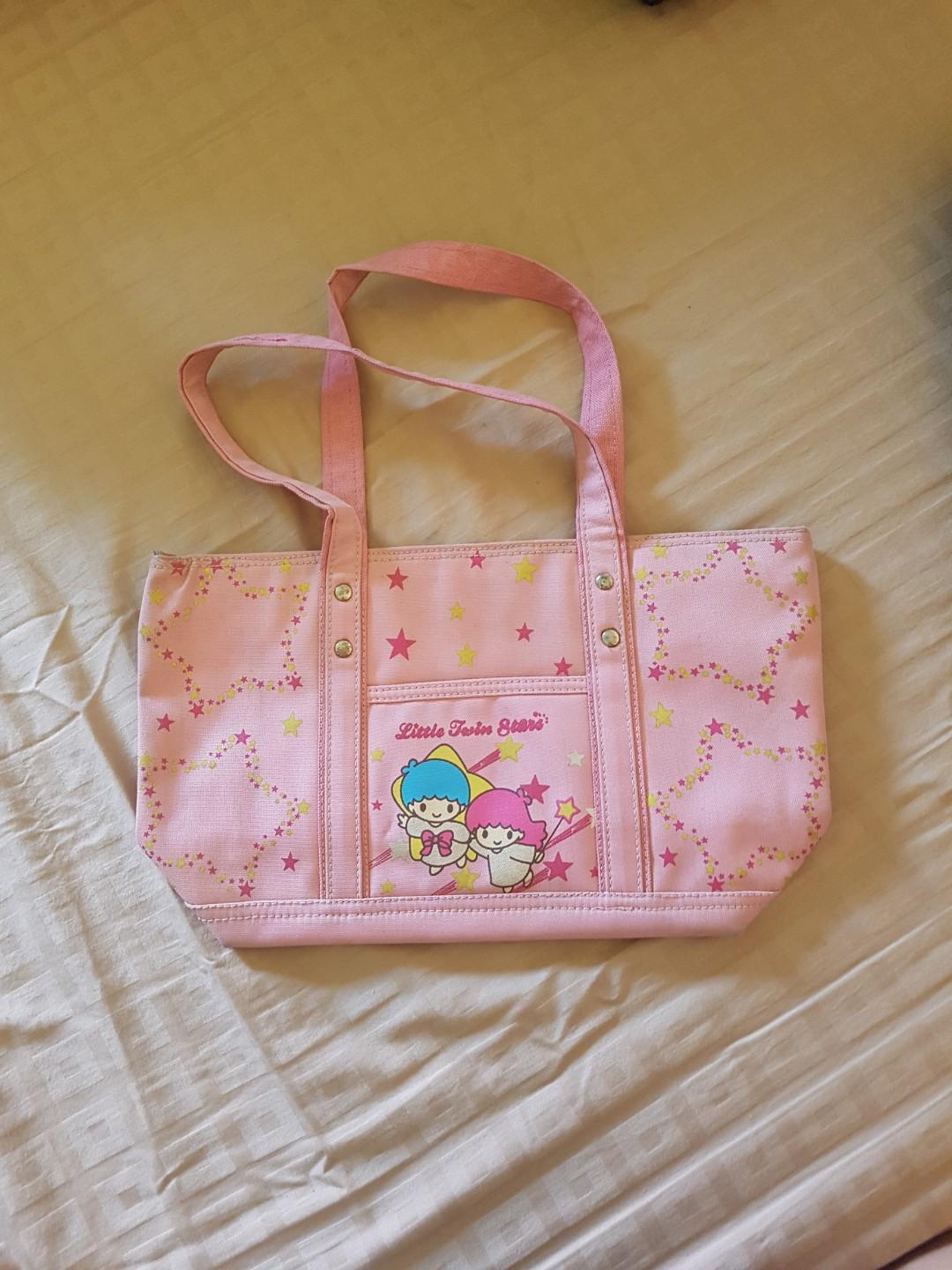 Little Twin Star Bag (Category: Diaper Bags & Wetbags) located in Marikina City. Submitted by anitnemec (Listing ID 210131633, Image 1). Description: Bought from Japan Needs cleaning.