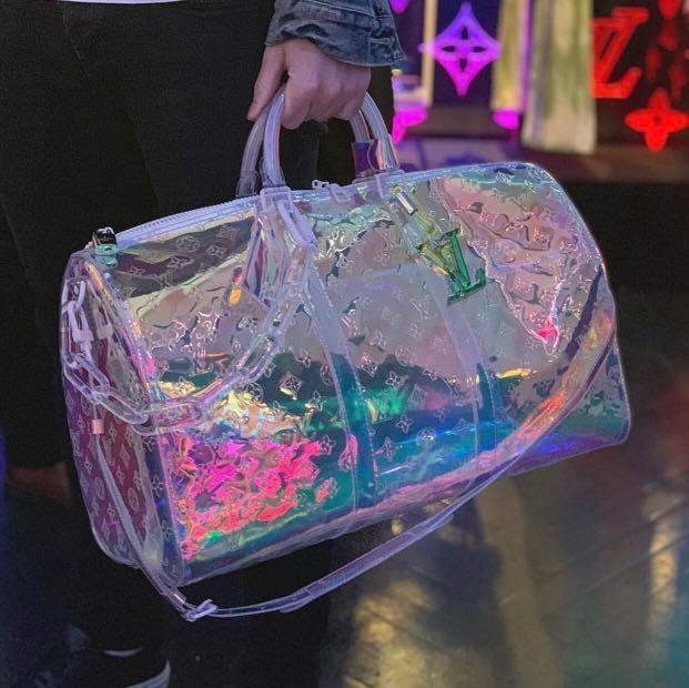 Sold at Auction: Louis Vuitton SS19 Keepall 50 (Virgil Abloh Debut)