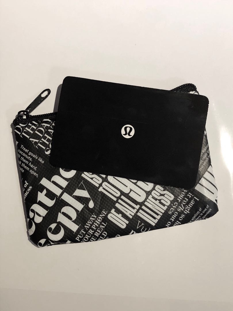 Lululemon gift card new arrivals pouch