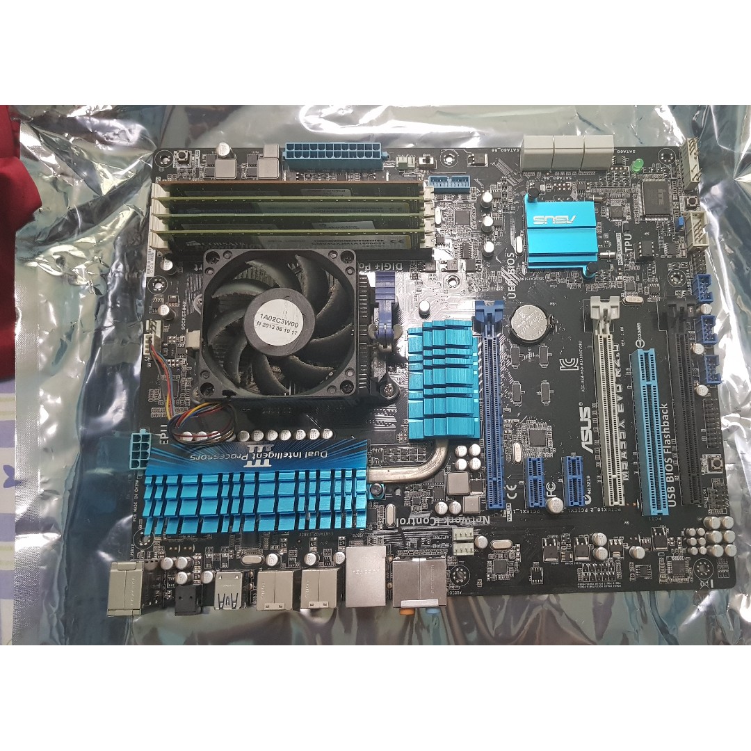 M5a99x Evo R2 0 Amd Fx 6300 Black Edition Stock Cooler 16gb Memory 1333mhz Electronics Computer Parts Accessories On Carousell