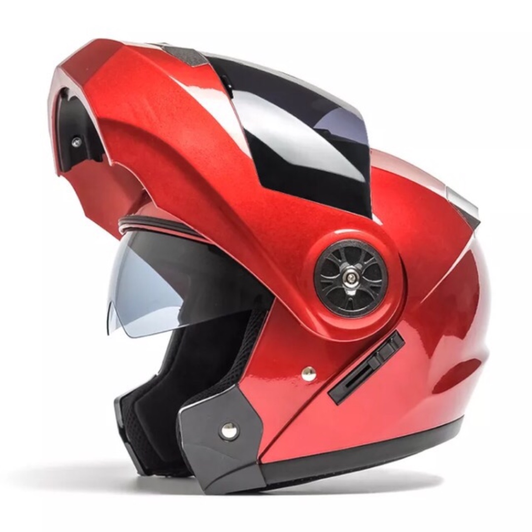 Red modular helmet Clearance
