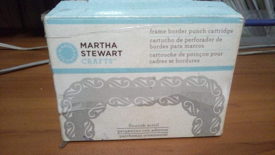 Martha Stewart Frame Border punch cartridge (Category: Craft Supplies & Tools) located in Quezon City. Submitted by mjlifoc (Listing ID 210091674, Image 1). Description: Martha Stewart Frame Border punch cartridge Design - Flourish Scroll Check out my shopee store https://shp.ee/rqkibjjBrand New.