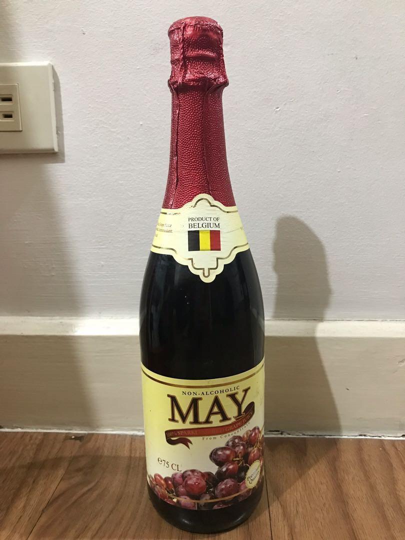 May Sparkling Grape Juice, Food & Drinks, Beverages on Carousell