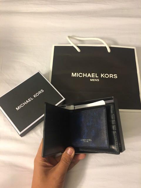 michael kors mens camo wallet