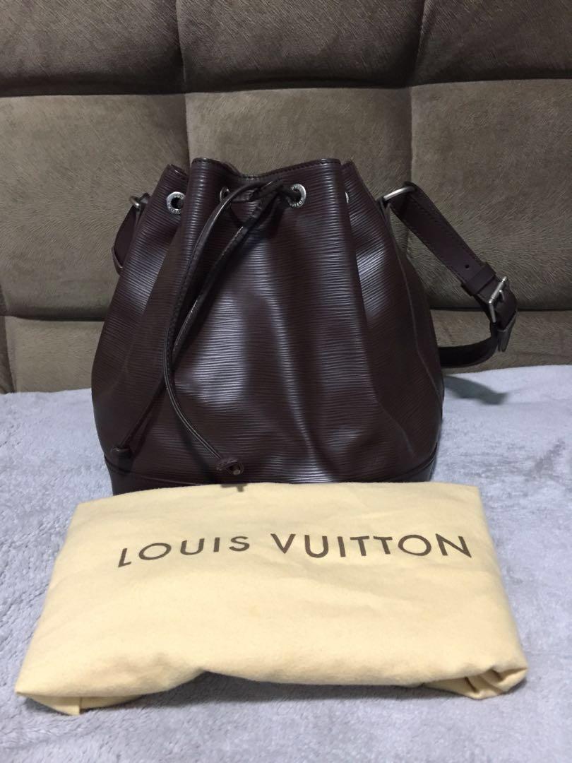 100% Authentic Louis Vuitton Petit Epi Noe, Luxury, Bags & Wallets on  Carousell