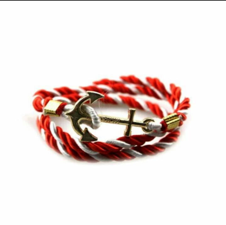 Red sale anchor bracelet