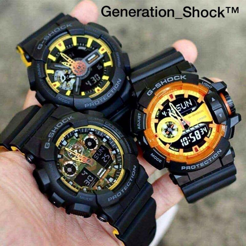 NEW GSHOCK UNISEX DIVER SPORTS WATCH 100 ORIGINAL AUTHENTIC CASIO G SHOCK GA 100BY 1A GA 110BY 1A GA 400BY 1A