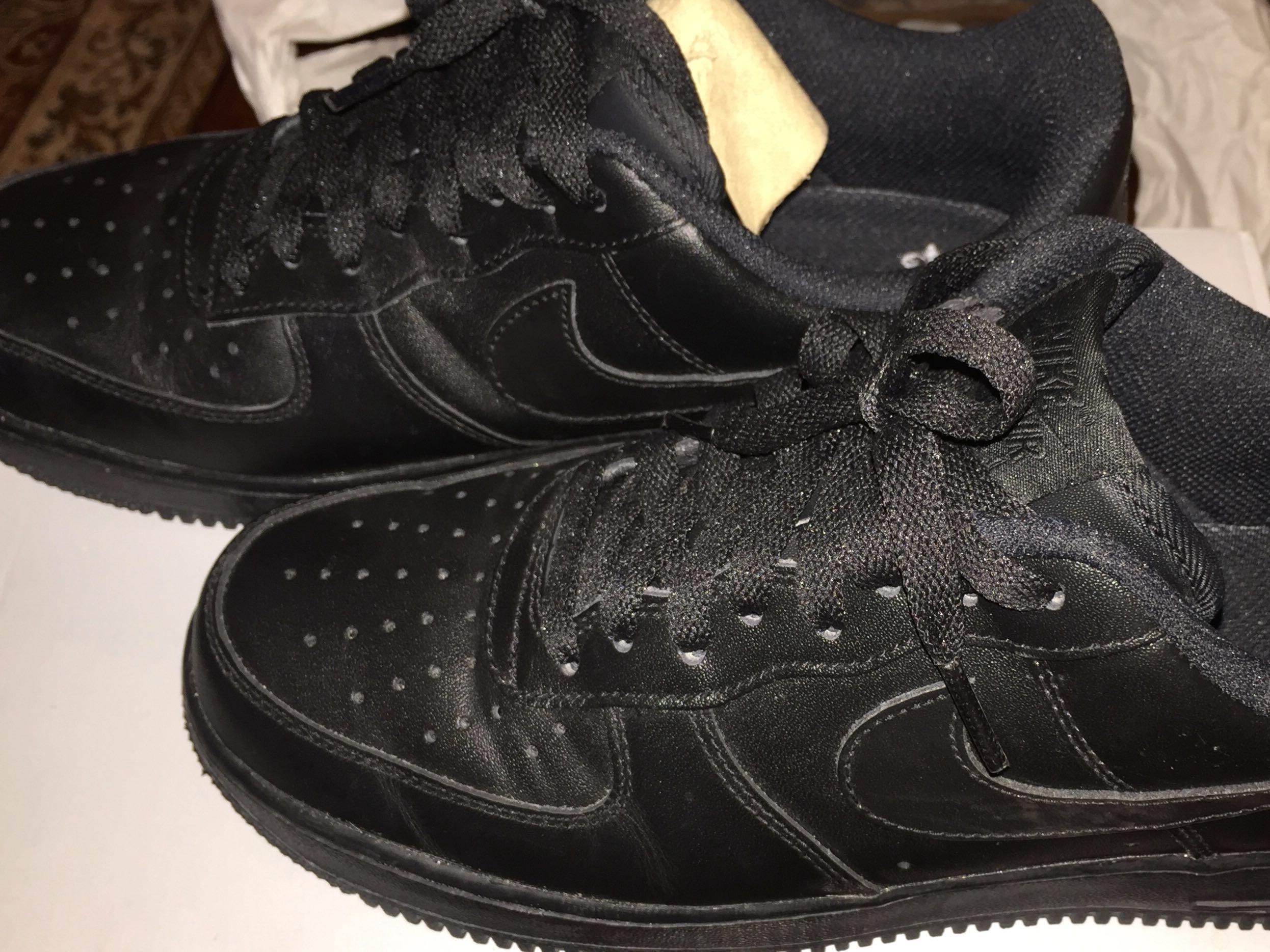 air force 1 with black