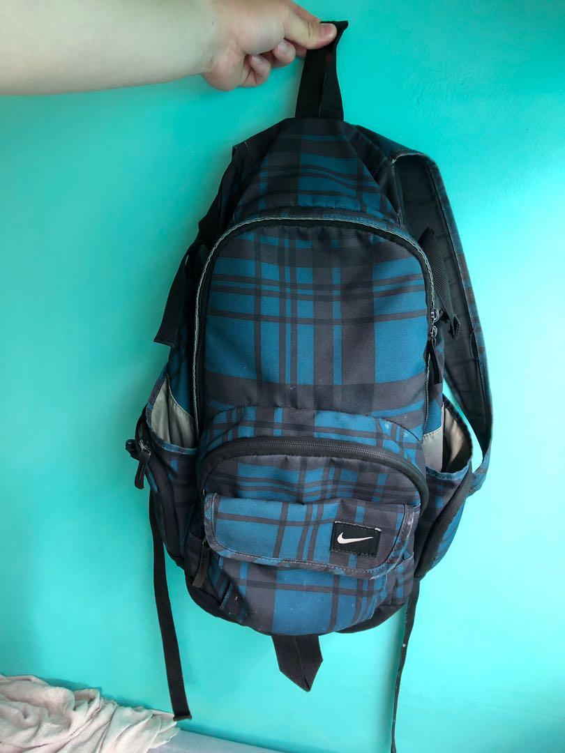 teal nike mesh backpack