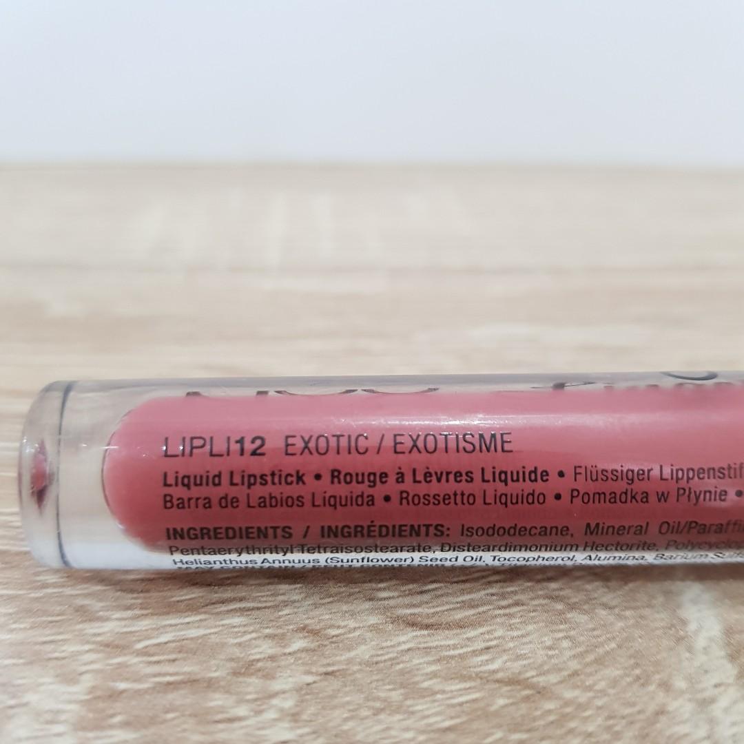 Nyx Lip Lingerie 12 Exotic Health Beauty Makeup On