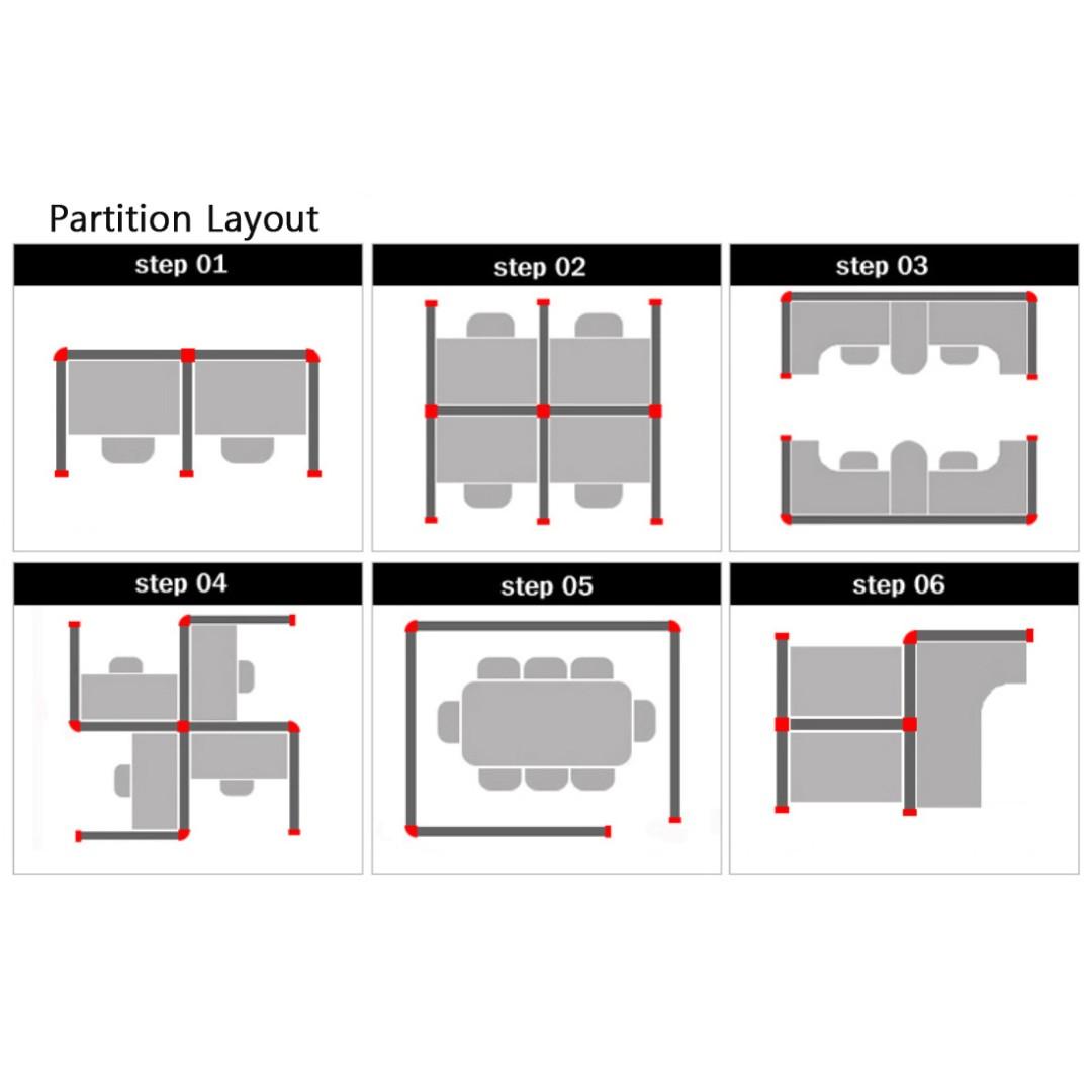 Office Partition All Materials are direct Import from Korea, Furniture ...