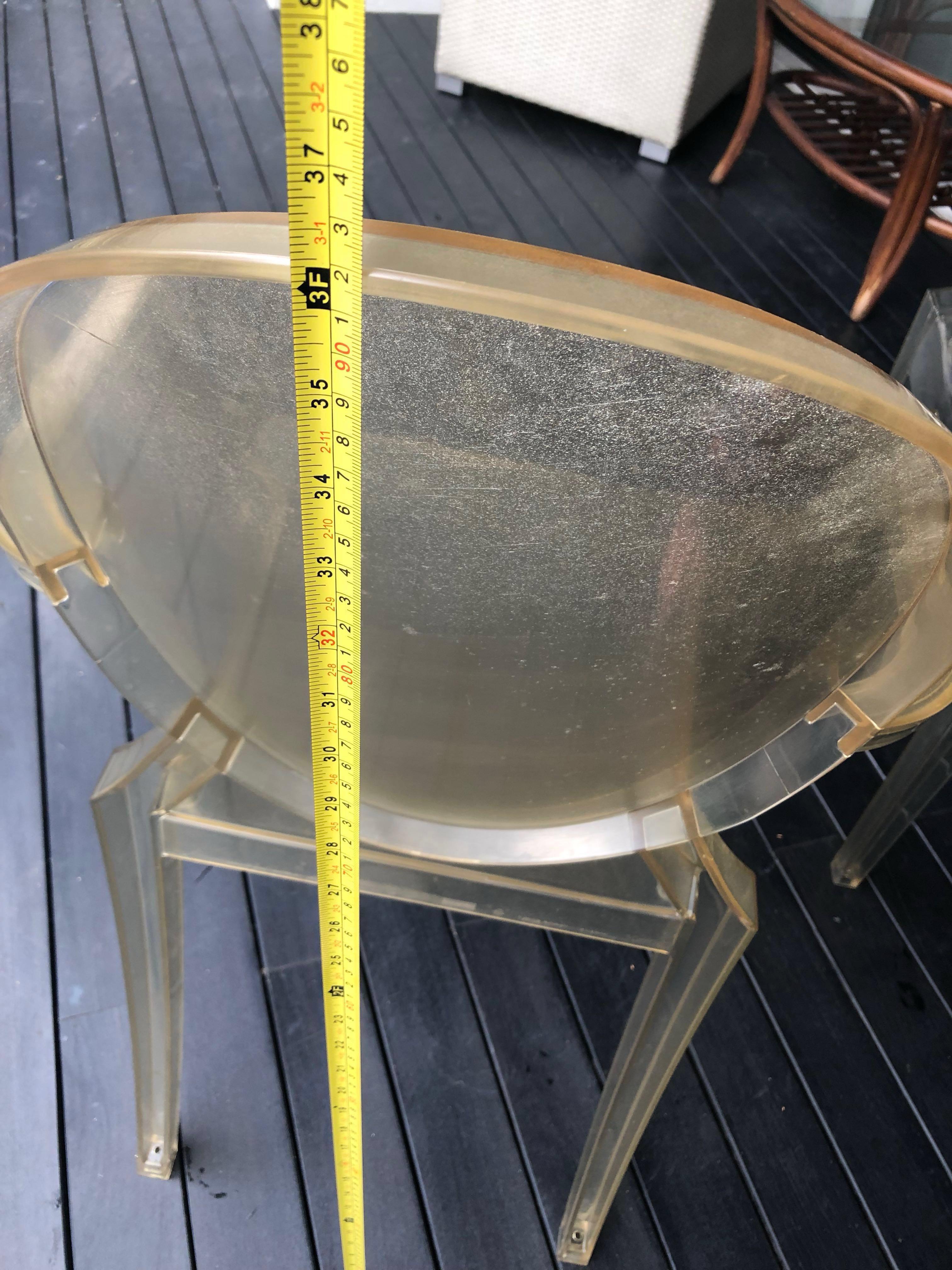 Outdoor Iconic Kartell Ghost Chair by Philippe Starck, Furniture & Home