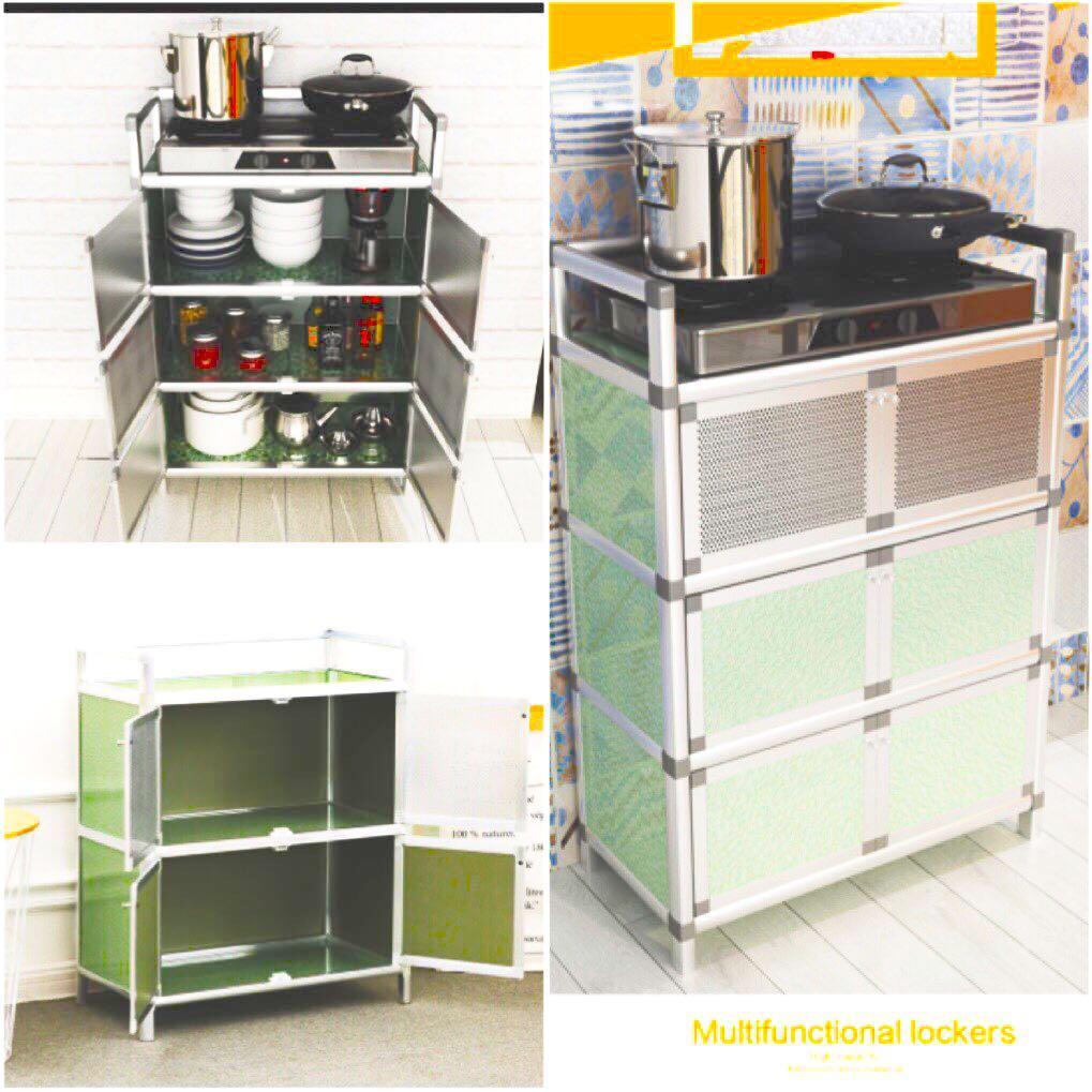 Preorder Kitchen Cabinets Aluminium Alloy Cupboard Furniture Shelves Drawers On Carousell