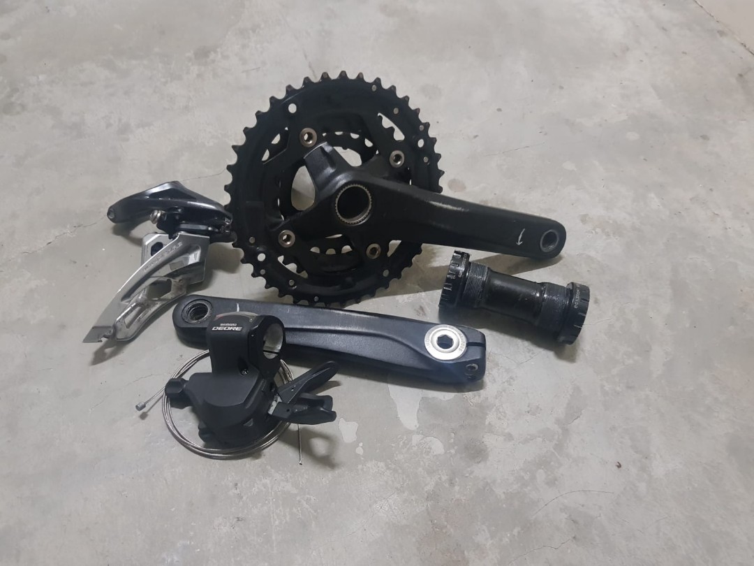 Alloy crankset hot sale 40x30x22t