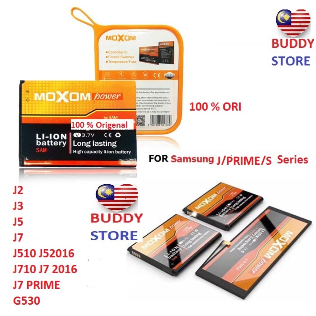 Samsung J2 J3 J5 J7 J510 J710 J7 Prime G530 Moxom Battery Mobile Phones Tablets Mobile Tablet Accessories Mobile Accessories On Carousell