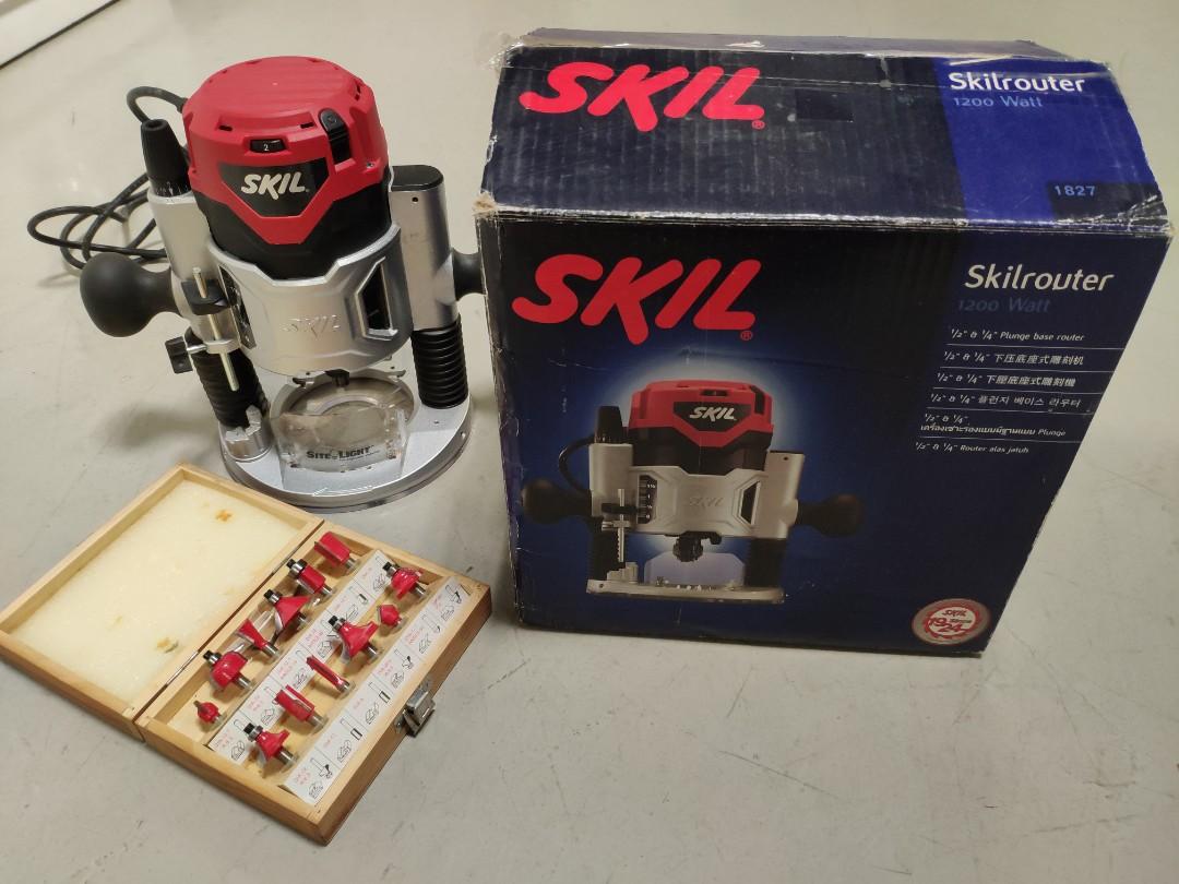 Skil Router 1200w Router Bits Set Home Furniture Others On