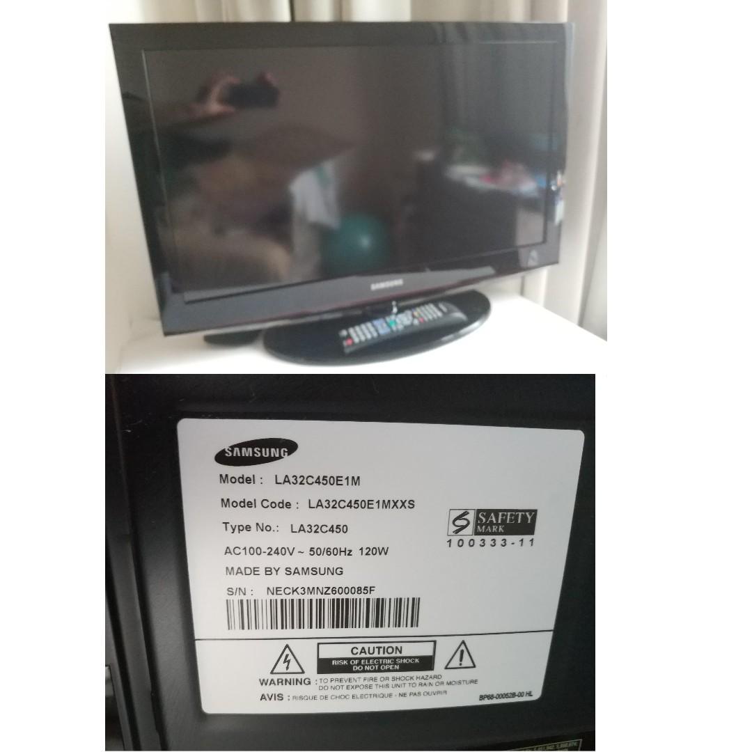 Spoiled Samsung 32" LCD TV. Not switching on., TV & Home Appliances, TV