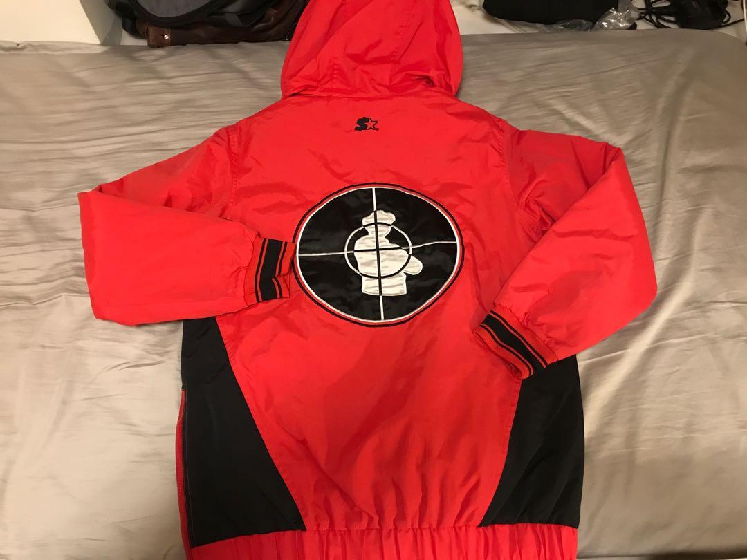 supreme public enemy starter jacket