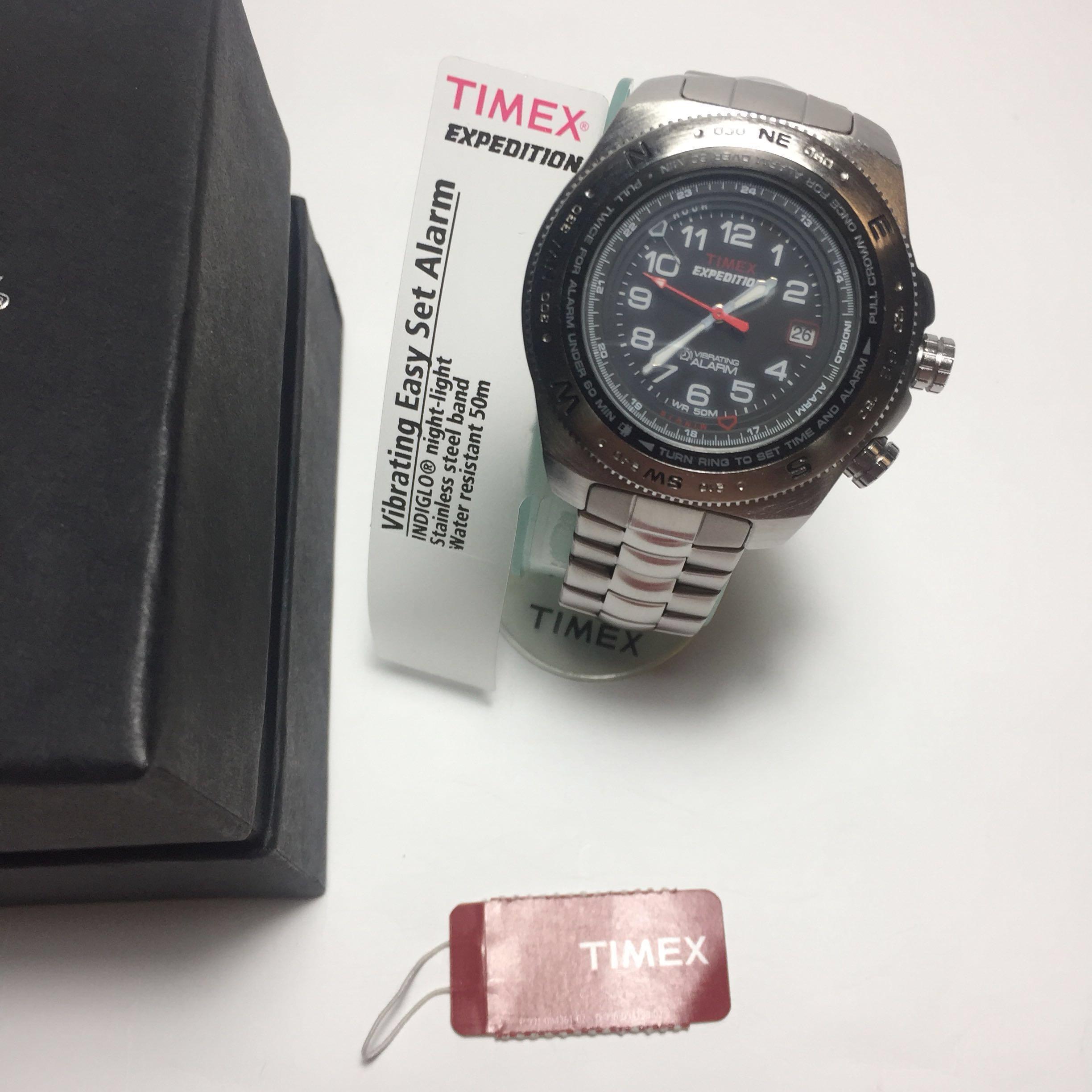 Timex men's expedition vibration alarm on sale