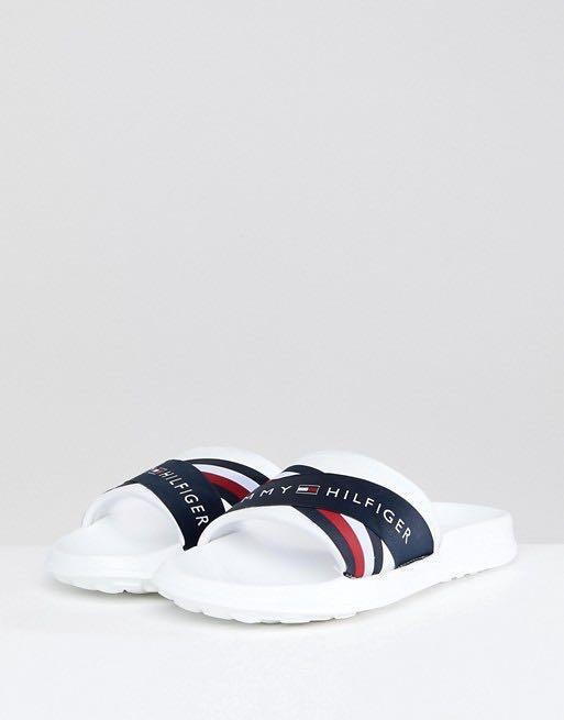 tommy hilfiger splash sliders