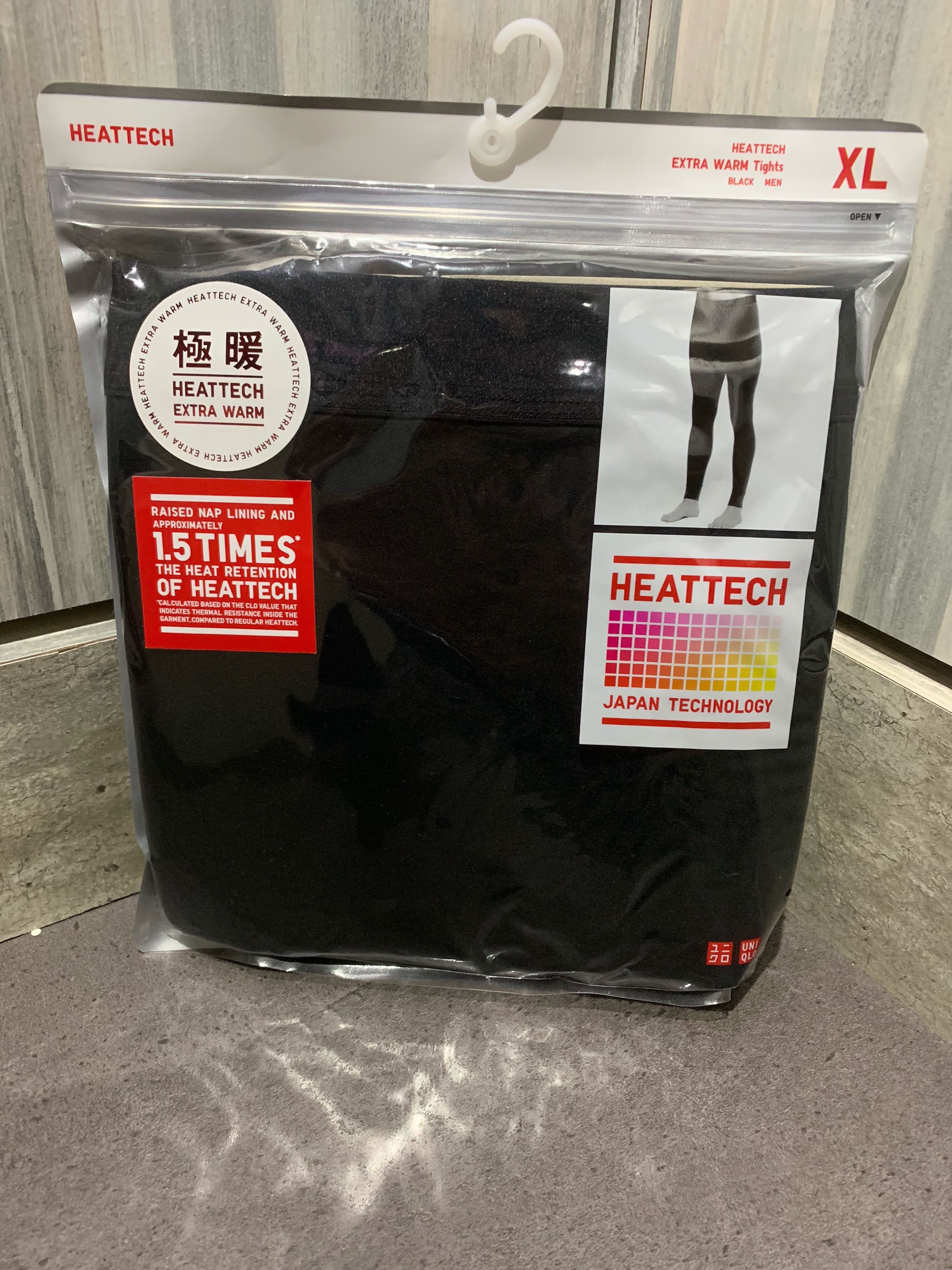 Uniqlo heattech extra warm tights for men, Men's Fashion, Bottoms