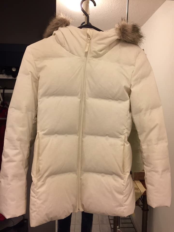Uniqlo White Down Winter Jacket Women S Fashion Clothes
