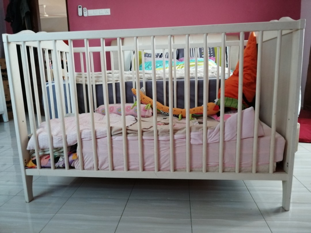 Used IKEA baby cot, Babies & Kids, Baby Nursery & Kids Furniture, Cots ...