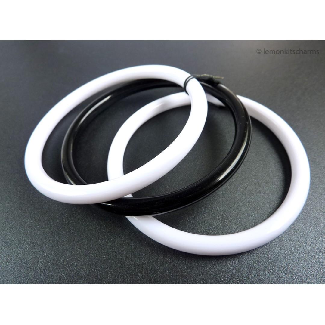 White plastic bangles outlet