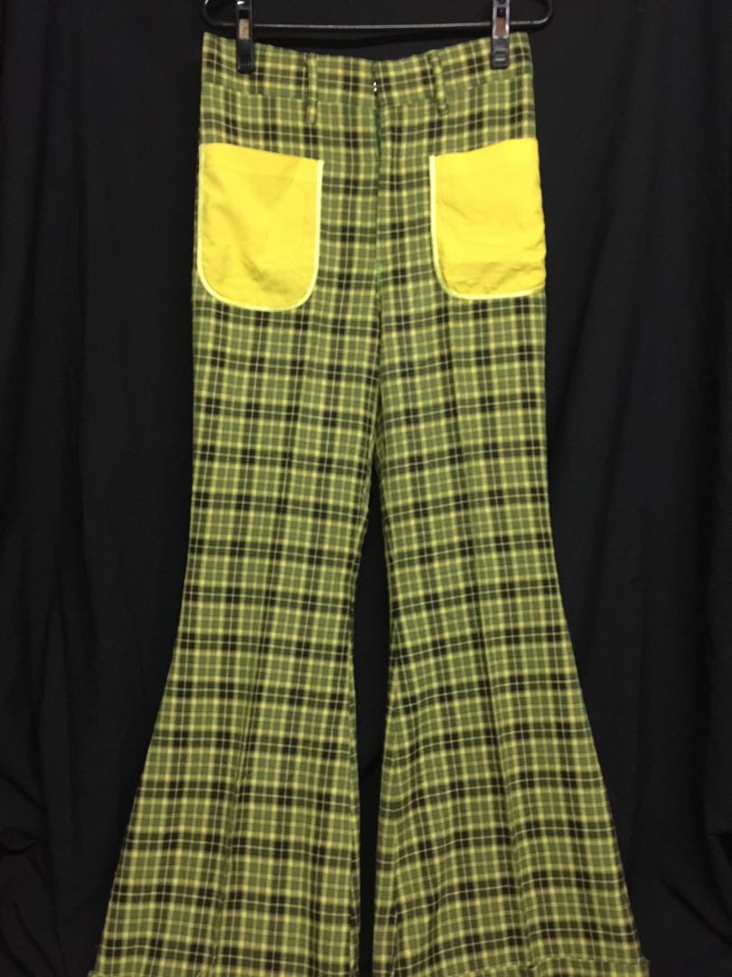 mens vintage bell bottom pants