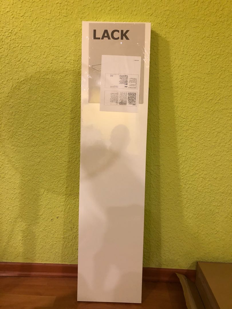 Wall Shelf (LACK IKEA) 110cm x 26cm, Furniture & Home Living