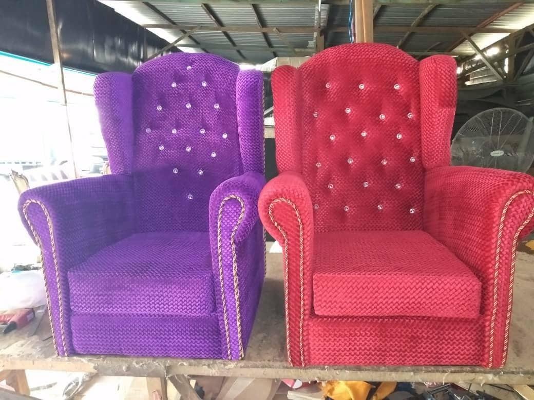 WING CHAIR DIAMOND BIG SIZE VERSION 1, Furniture & Home Living