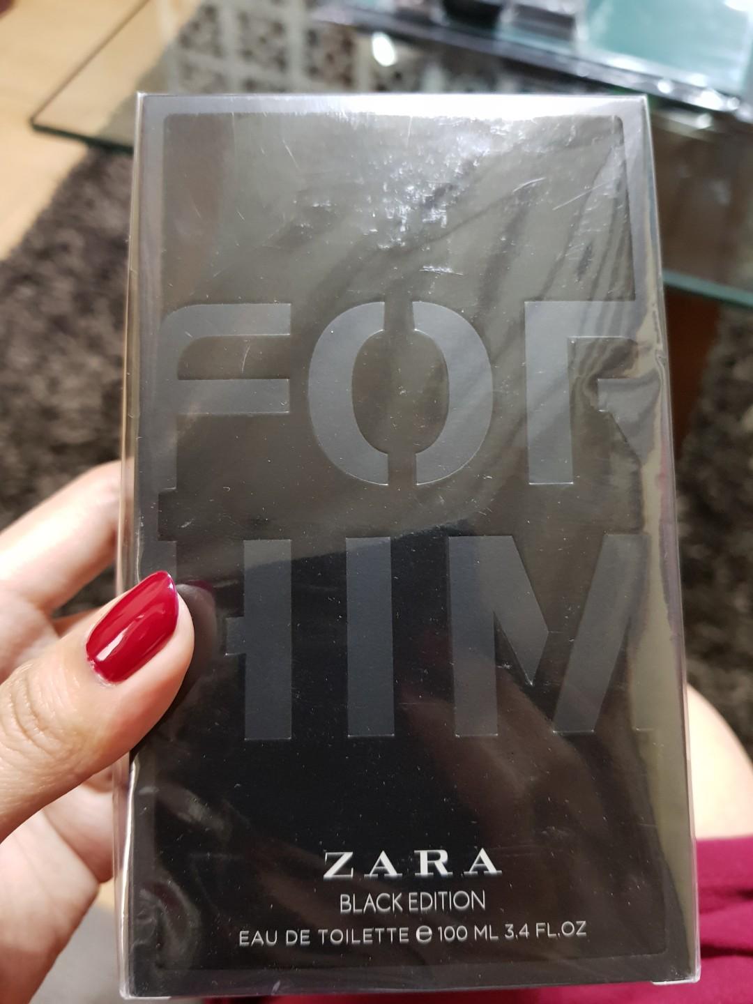 zara black edition perfume