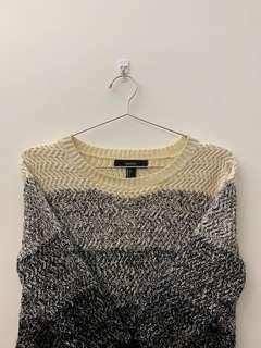 Forever 21 黑白漸層毛衣