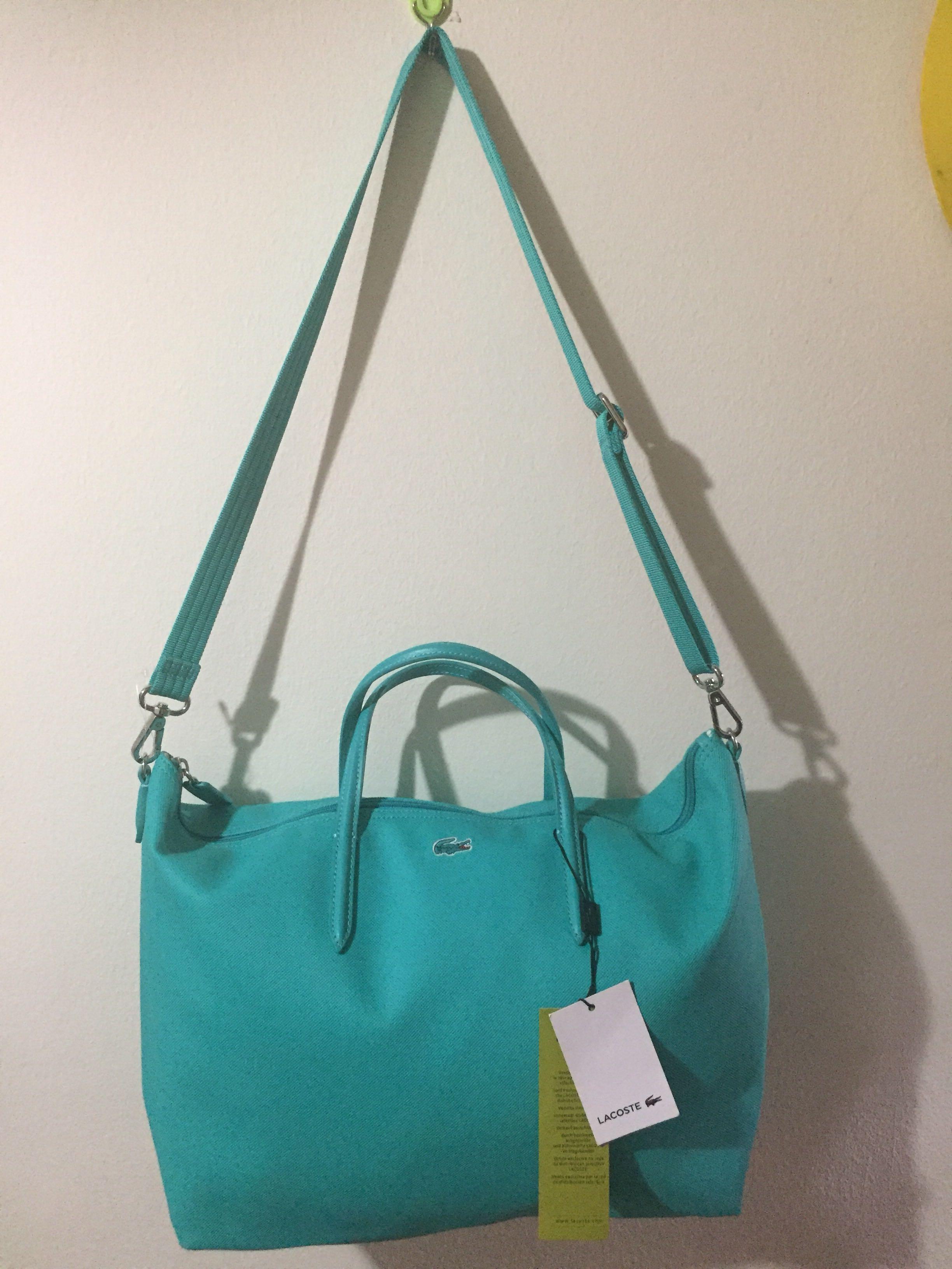 Lacoste dual carry tote bag sales