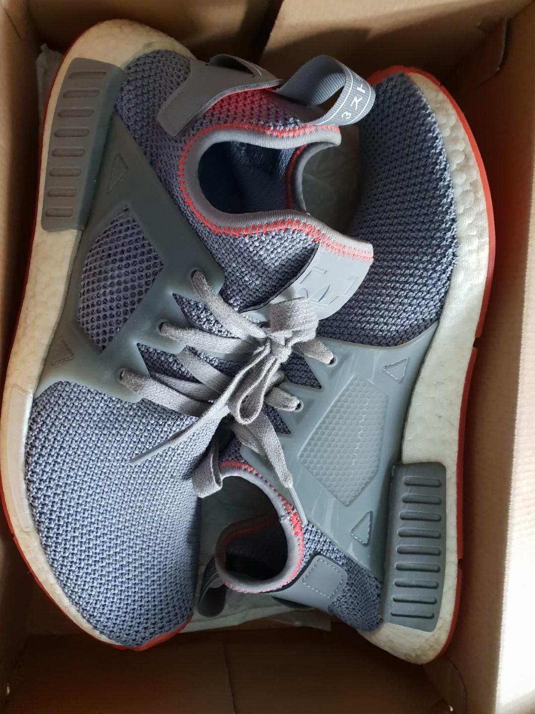 nmd grey solar red