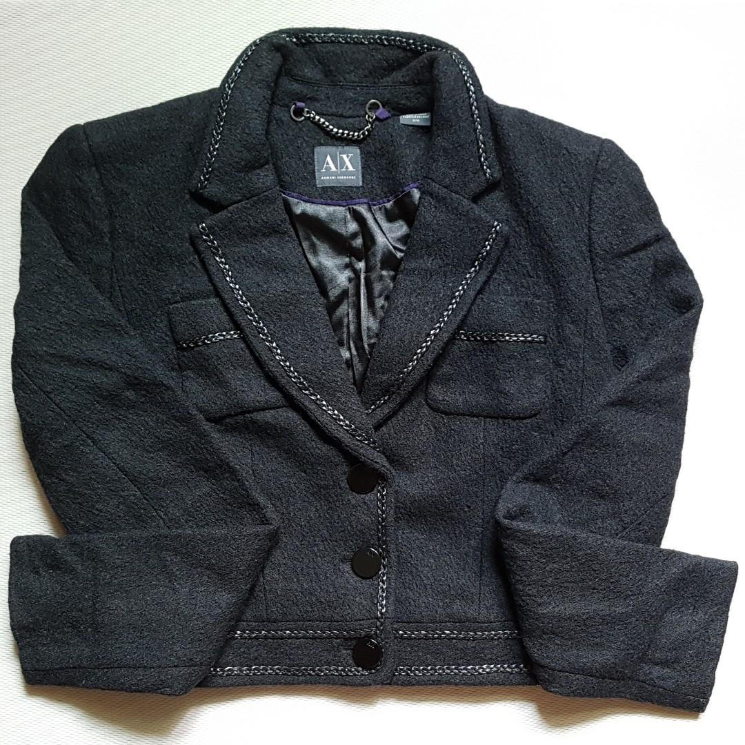 armani exchange suede jacket