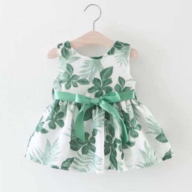 baby girl forest green dress