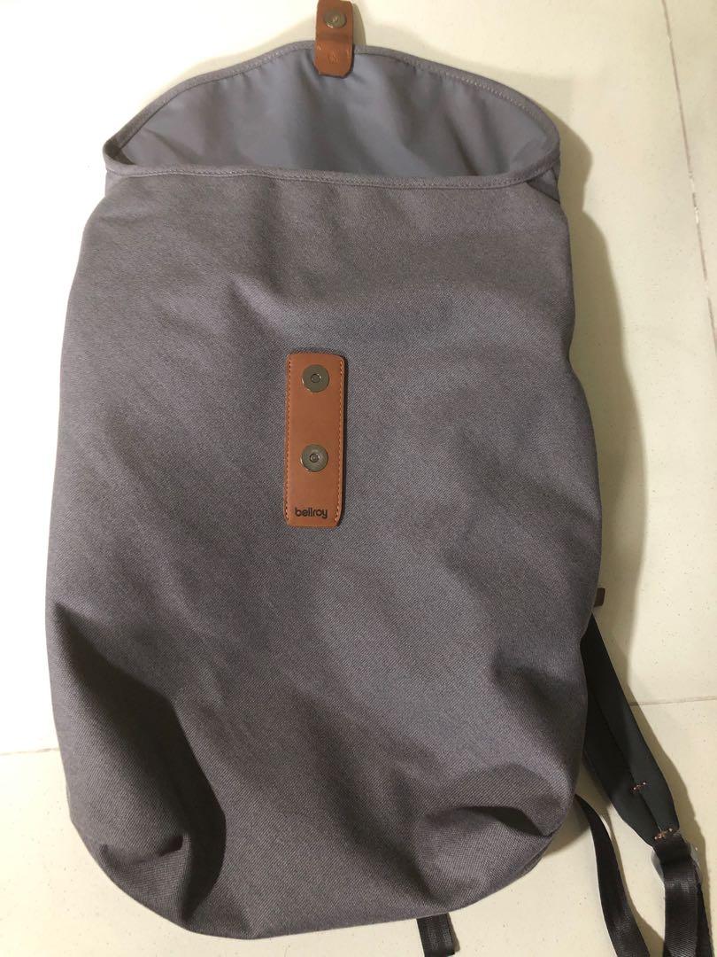 bellroy slim backpack mid grey