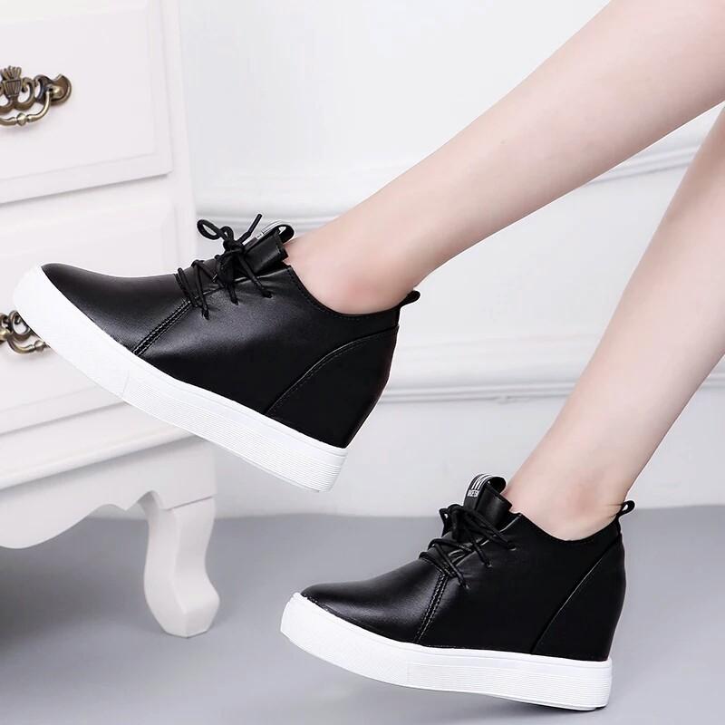 womens black platform shoes